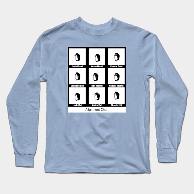 POKEY ALIGNMENT CHART Long Sleeve T-Shirt by THE ARCTIC CIRCLE